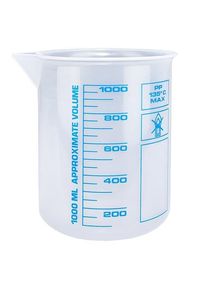 Maatbeker (Griffin beker) 1000ml van PP