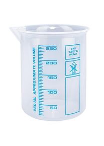 Maatbeker (Griffin beker) 250ml van PP