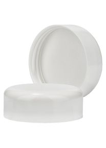 Schroefdop wit voor blauwe glazen pot 50ml
