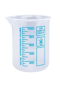 Maatbeker (Griffin beker) 100ml van PP