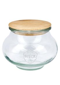 WECK-sierglas 560ml met hout deksel