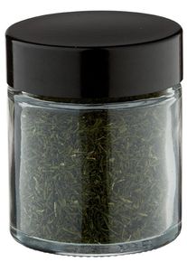 Kruiderpot-idee: Glazen pot 30ml helder inkl. sluiting