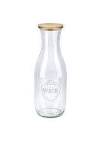 WECK-sapfles 1062ml met hout deksel