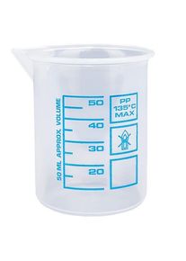 Maatbeker (Griffin beker) 50ml van PP