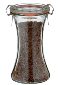 Idee voor een glazen kruidenpotje: Glazen WECK delicatessenpot 200 ml