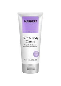 Marbert Pflege Bath & Body Nourishing Hand Cream 75 ml