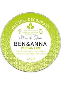 BEN&ANNA Skin care Deodorant cream Natural Deodorant Creme Persian Lime 45 g