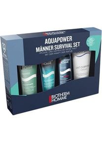 Biotherm Homme Men's care Aquapower Gift Set Aquapower Oligo-Thermal Care Dynamic Hydration 30 ml + Aquafitness Shower Gel 10 ml + Sensetive Shaving