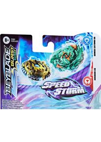 Hasbro , Kreisel »Beyblade Burst Surge Speedstorm DEMISE SATOMB S6 AND ANUBION A6« , bunt