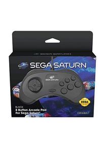 retro-bit Retro Bit SEGA Saturn USB Control Pad - Black - Gamepad - MAC