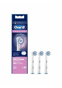 Oral-B Bürstenköpfe Sensitive Clean & Care - White - 3 pcs