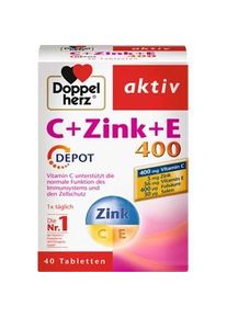 Doppelherz Health Immune system & cell protection C + Zink + E Tablets 40 Stk.
