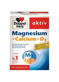 Doppelherz Health Minerals & Vitamins Magnesium + Calcium + D3 Tablets 40 Stk.