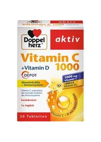 Doppelherz Health Immune system & cell protection Vitamin C + Vitamin D Tablets 30 Stk.