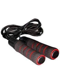 GYMSTICK - Springseil aus Leder - Funksjonell trening, black/red