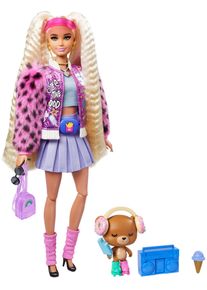Barbie , Anziehpuppe »EXTRA«, mit blonden Zöpfen , bunt