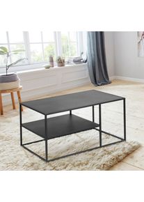 Andas , Couchtisch »Vilho«, minimalistisches Design aus pflegeleichtem Metall in unterschiedlichen Größen und Farben , schwarz