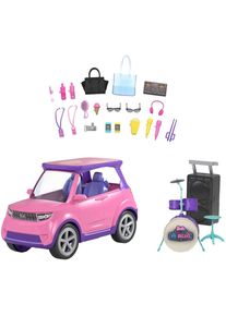 Barbie , Puppen Fahrzeug »Big City, Big Dream SUV«, mit Bühne und Zubehör , lila