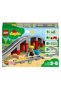 Lego DUPLO 10872 10872 Eisenbahnbrücke und Schienen