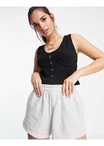 Urban Bliss corset detail top in black