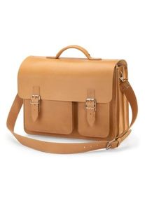 Leder-Wolf Lehrertasche Rindleder Natur
