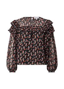 EDITED Dames Blouse 'Tatiana' gemengde kleuren / rood / zwart XS