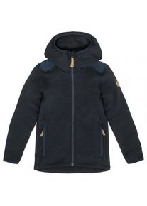 Fjällräven Fjällräven Kids Keb Fleece Hoodie Wollen vest Kinderen (134 |blauw/zwart)