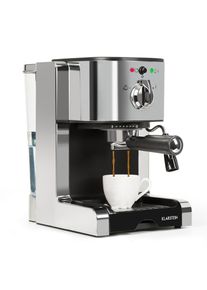 Klarstein Passionata 20, eszpresszógép, 1350 W, 20 bar, 1.25 l, 6 csésze, tejhabosító