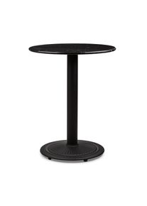 Blumfeldt Patras Pearl, bisztró asztal, szecessziós stílus, márvány, Ø 60 cm, 75 cm magas, öntöttvas