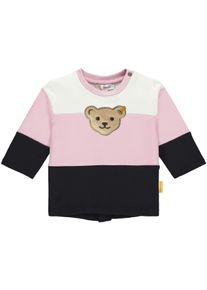 Steiff , Sweatshirt &raquo;mit Blockstreifen&laquo; , rosa , 62 , Sweatshirt von Steiff f&uuml;r M&auml;dchen