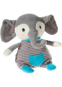 Heunec® , Plüschfigur »FrohNATURen Elefant Plüschi, riverblue«, GOTS organic, zertifiziert durch CERES-0560 , grau , Plüschfiguren