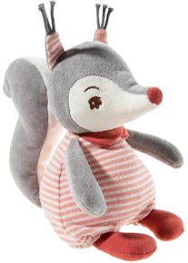 Heunec® , Plüschfigur »FrohNATURen Eichhörnchen Plüschi, cranberry«, GOTS organic, zertifiziert durch CERES-0560 , weiß , Plüschfiguren
