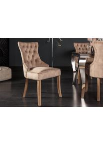 Design szék Queen bársony kávé