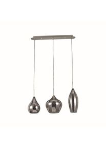 Ideal Lux SOFT Lampa Wisząca Szary, 3-punktowe