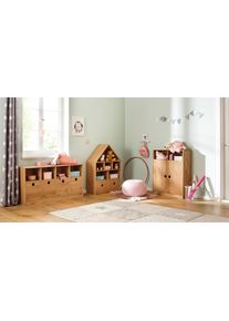 L&uuml;ttenh&uuml;tt L&uuml;ttenh&uuml;tt , Stauraumregal &raquo;Alpi&laquo;, (1 St.), aus massivem Kiefernholz, in verschiedenen Farbvarianten enth&auml;ltlich, Breite 124,5 cm , beige