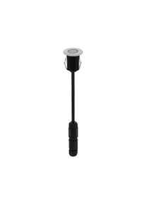 Eglo TRONTO Foco empotrable de suelo LED Acero inoxidable, Negro, 1 luz