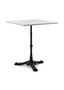 Blumfeldt Patras Onyx, bisztró asztal, szecessziós stílus, márvány, 60 x 60 cm, magasság: 72 cm, háromlábú talapzat