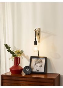 Applique murale Lucide FIX WALL Noir, 1 lumière
