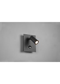 Trio Tunga Buiten muurverlichting LED Antraciet, 1-licht, Bewegingsmelder