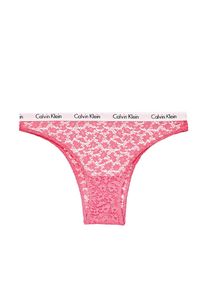 Calvin Klein - carousel pink čipkované brazilky - special limited edition