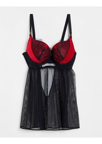 Ann Summers Siren babydoll slip dress in red