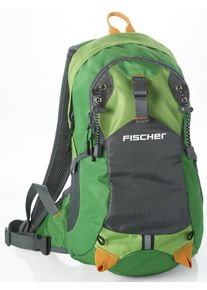 Fischer Die Fahrradmarke FISCHER Fahrräder , Fahrradrucksack »Rucksack mit Helmnetz«, mit Helmnetz , grün
