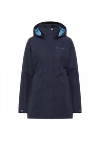 Vaude Womens Jalama Coat Lange jas Dames (34 |blauw |waterdicht)