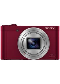 Sony , Superzoom-Kamera »Cyber-Shot DSC-WX500«, 18,2 MP, 30x opt. Zoom, WLAN (Wi-Fi)-NFC, 30 fach optischer Zoom , rot