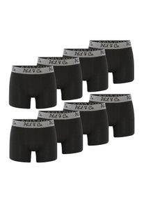 Phil & Co. Berlin Boxershorts Retropants Herren grau / schwarz Größe L
