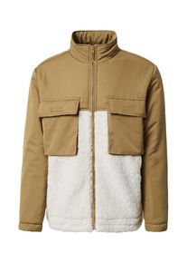 ABOUT YOU x Swalina&Linus Heren Tussenjas 'Linus' beige / olijfgroen XL