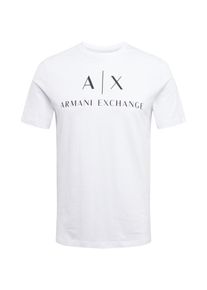 Armani Exchange Heren Shirt '8NZTCJ' zwart / wit XL