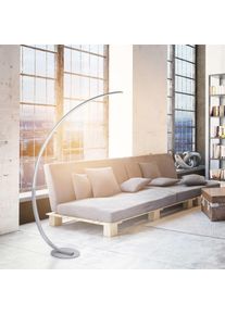 Paul Neuhaus Q-VITO Lámpara de Pie LED Acero inoxidable, 1 luz, Mando a distancia