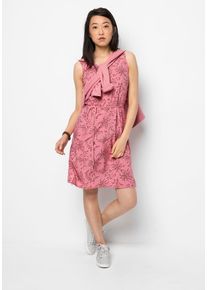 Jack Wolfskin Sommerkleid »Tioga Road Print Dress« rosa, Größe XS (34) - Normalgrößen, Kleid für Reise und Alltag