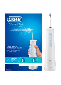 Oral-B Oral B , Munddusche »AquaCare 4«, 1 St. Aufsätze}, Oxyjet-Technologie , weiß , Für eine einfache & flexible Awendung ohne Kabel